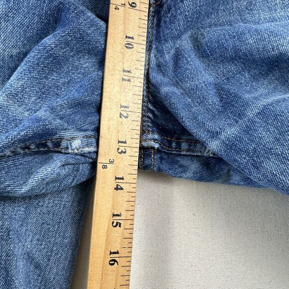 Vintage 90s Levi’s 550 Jeans Women’s 14 Regular Blue Denim Relaxed Tapered Leg - Picture 13 of 16